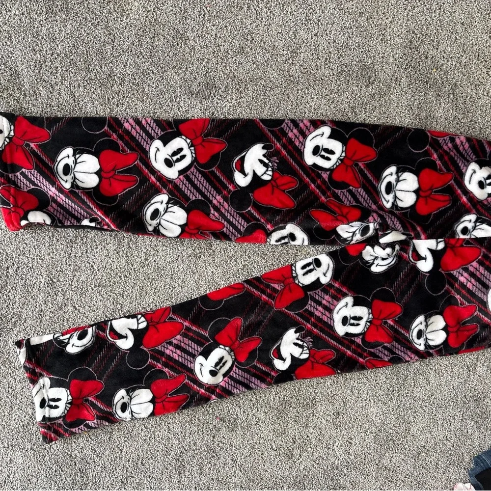 Disney Minnie Mouse Pajama Pants - Red, Black, and White - Picture 7 of 10